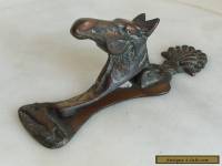 Antique Brass Horse And Fox Door Knocker vintage