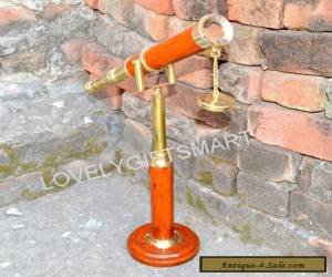 Item Vintage Antique Style Tripod BRASS TELESCOPE WITH STAND COLLECTIBLE NAUTICAL for Sale