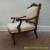 Antique French Louis XV Style Carved Open Arm Chair Fauteuil for Sale