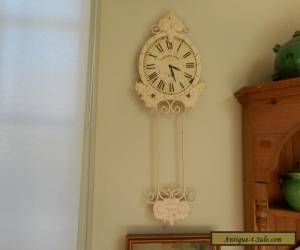 Item Antique style vintage shabby chic wall clock for Sale