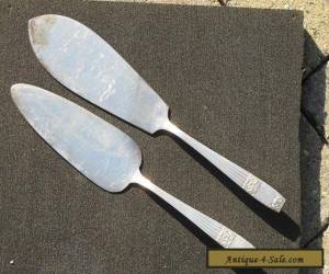 Item Vintage Antique Pair of Elkington Plate servers for Sale