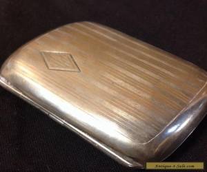 Item Vintage STERLING SILVER Antique Cigarette Case/Money Clip  Art Deco 1920s Jazz for Sale