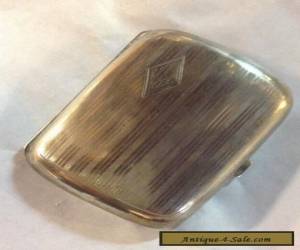 Item Vintage STERLING SILVER Antique Cigarette Case/Money Clip  Art Deco 1920s Jazz for Sale