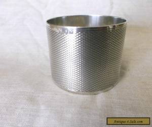 Item A VINTAGE  STERLING  SILVER    NAPKIN RING  BIRMINGHAM 1957 for Sale