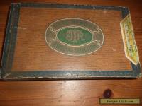 antique wooden cigar box retro