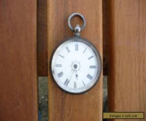 Item VINTAGE SOLID SILVER POCKET WATCH for Sale