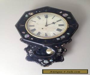 Item Antique wall clock - Mother of pearl- 19th century for Sale