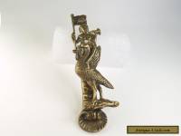 Antique Solid brass door knocker - mermaid - Liverpool