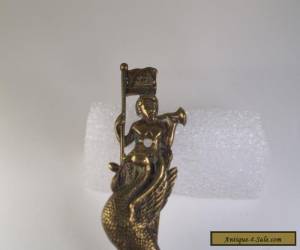 Item Antique Solid brass door knocker - mermaid - Liverpool for Sale