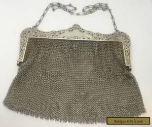 Item Vintage R. Blackinton Sterling Silver 925 Mesh Purse Antique Beautiful for Sale