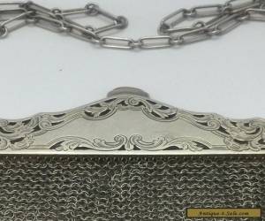 Item Vintage R. Blackinton Sterling Silver 925 Mesh Purse Antique Beautiful for Sale