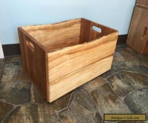 Large Wooden Crate Handcrafted Reclaimed Wood Box for Sale