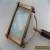 Antique Color Vintage Style Brass Square Shape Big Magnifying Glass Magnifier.. for Sale