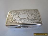 Antique Sterling Silver Vinaigrette..Hallmarked Birmingham 1836 ?..