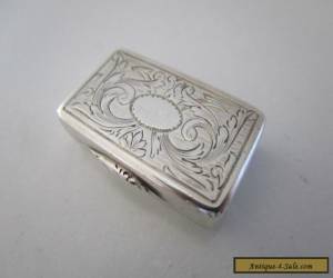 Item Antique Sterling Silver Vinaigrette..Hallmarked Birmingham 1836 ?.. for Sale