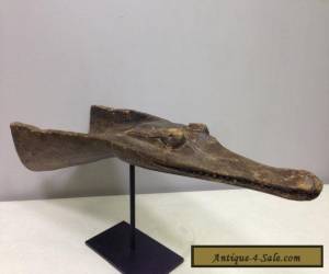 Item Papua New Guinea Canoe Alligator Prow  for Sale