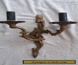 Item  Pair of Beautiful Brass Victorian wall light fittings for Sale