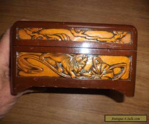 Item  Chinese musical wooden box   needs work for Sale