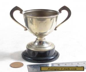 Item ANTIQUE? VINTAGE SILVER PLATE SMALL TROPHY CUP for Sale