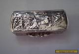 "A Beautiful Must See" 19th Century Antique Solid SterlingSilver Snuffbox  for Sale