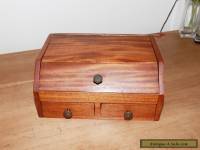 Antique Oak Games Box Writing Box Stationary Box