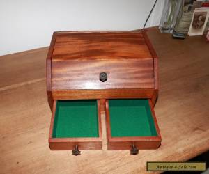 Item Antique Oak Games Box Writing Box Stationary Box for Sale