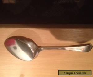 Item Large Antique Serving Spoon Hand Engraved for Sale