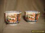 Pair 19th c Japanese Imari Cups xoxo for Sale