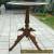 VINTAGE CARVED DEER Walnut Victorian Lamp Side Table Plant Stand Pedestal   for Sale