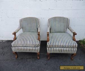 Item Henredon Hollywood Regency Pair of Mid Century Side by Side Chairs  7695 for Sale