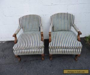 Item Henredon Hollywood Regency Pair of Mid Century Side by Side Chairs  7695 for Sale