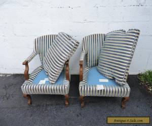 Item Henredon Hollywood Regency Pair of Mid Century Side by Side Chairs  7695 for Sale