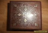  inlaid brass on  wooden box   for Sale