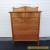 Tall Early 1900s Victorian Oak Chest of Drawers with Key 7686 for Sale