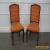 Set of 4 Vintage French Country Oak Dining Chairs by Baker for Sale