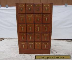 Item SUPERB  antique and RARE  oak FILE CABINET   w4081q for Sale