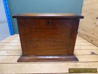 Antique Wooden Writing Box - Good Condition - Missing Key