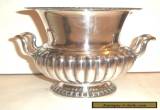 Fine Victorian Silver Plated reeded Design Urn / vase C1880 for Sale