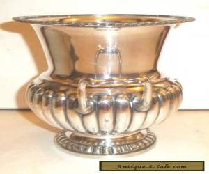 Item Fine Victorian Silver Plated reeded Design Urn / vase C1880 for Sale