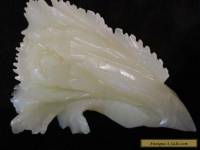 Vintage Chinese Soapstone Hand Carved Cabbage