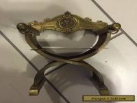 Salesman's Sample of Brass French Renaissance Style Chair (?)