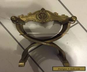 Salesman's Sample of Brass French Renaissance Style Chair (?) for Sale