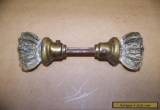 VINTAGE ANTIQUE GLASS DOOR KNOB SET  for Sale