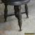 ANTIQUE VINTAGE WOODEN PIANO/ORGAN STOOL WITH BACK ORNATE LEGS  for Sale