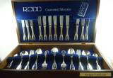 Exquisite Vintage Silver  44Pce Rodd  Cutlery Set in Box for Sale