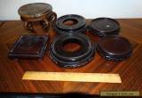 6 vintage Chinese wood stands for Sale