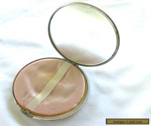 Item VINTAGE ART DECO STERLING SILVER LARGE COMPACT 4" for Sale