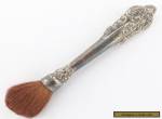 DELIGHTFUL / ANTIQUE AMERICAN STERLING SILVER MAKEUP BRUSH. for Sale