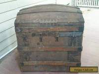 1800's Antique Large Dome Top Chest/Trunk for REPAIR