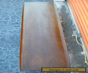 Item Mid Century Modern Vintage Bassett Surfboard Walnut Coffee Table for Sale